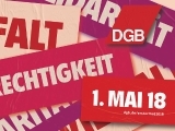 1. Mai 2018 - Tag der Arbeit - Vielfalt, Gerechtigkeit, Solidaritaet